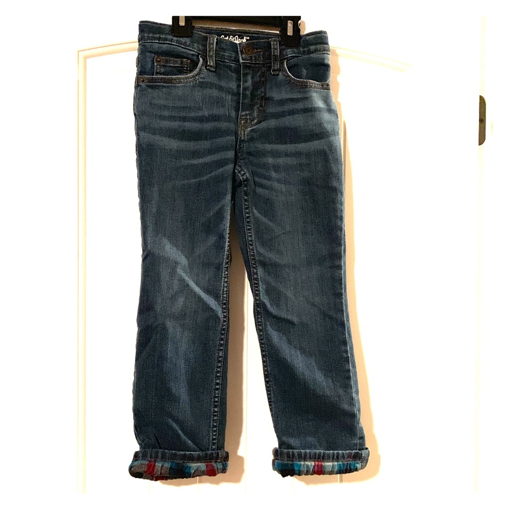 NWOT Flannel Lined Jeans